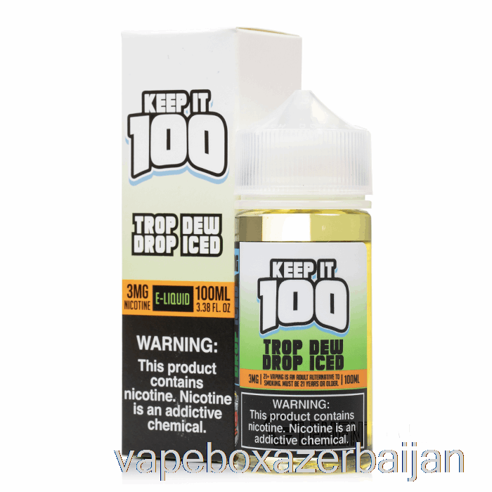 Vape Smoke Iced Trop Dew Drop - Keep It 100 - 100mL 6mg